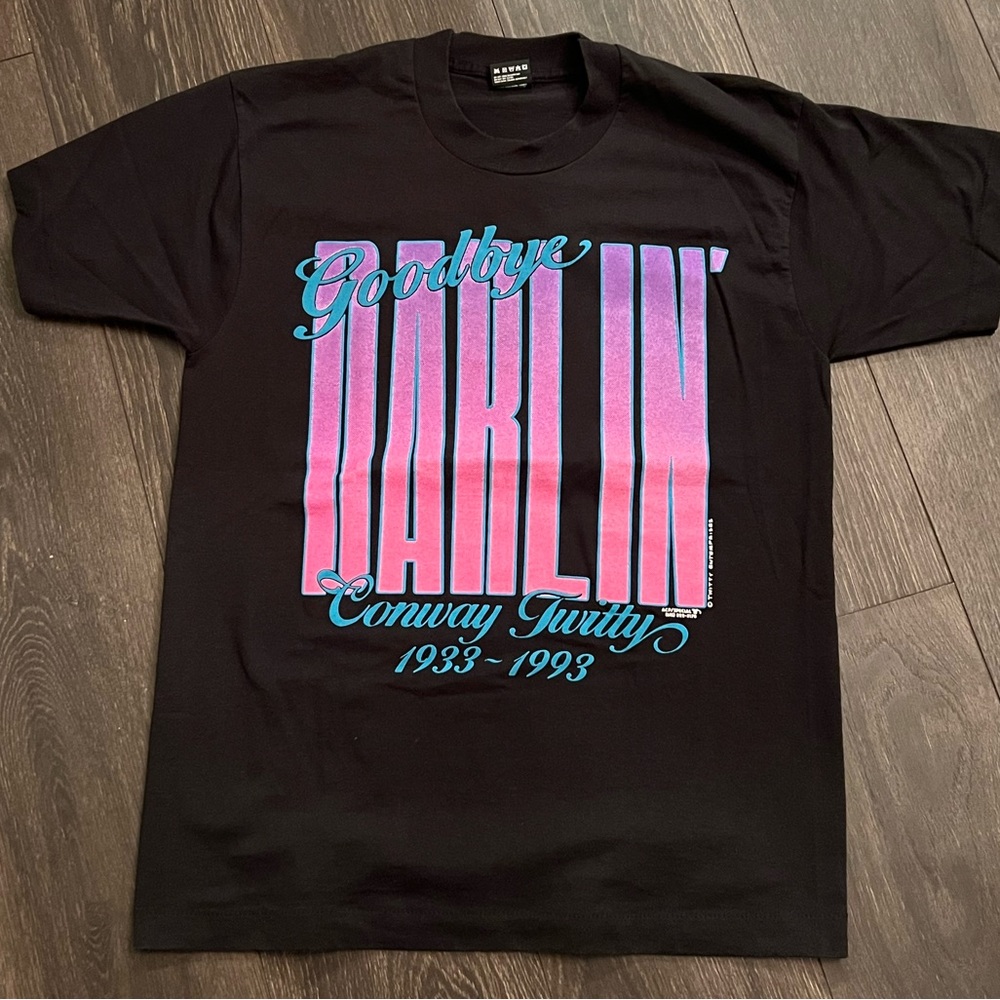 🔴🔴🔴🔴🔴 SOLD SOLD SOLDVintage 90's Conway Twitty Goodbye Darlin RIP Shirt